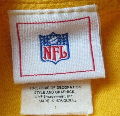 Pittsburgh Steelers NFL Team Apparel Yellow Size L - Picture 4 of 4