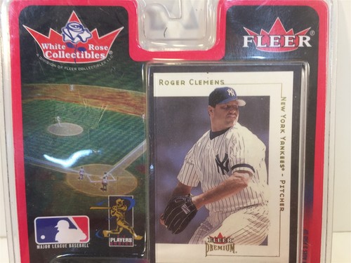 2001 PT Cruiser Fleer White Rose Roger Clemens Yankees NIB - Picture 5 of 8