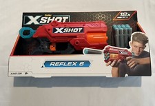 ZURU X-Shot Excel Double Reflex 6 Foam Dart Blaster with 12 Dart New