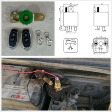 250A Wireless Remote Control Battery Disconnect Cut Off Isolator Master Switch