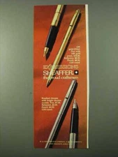 1971 Sheaffer Pens Ad - The Proud Craftsmen