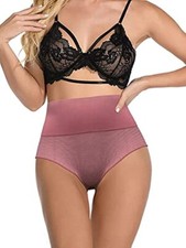 Trifolium Womens Full Coverage Knickers High Waisted Pants Tummy Control Panties
