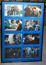The Outsiders 1982 VERY RARE lobby card set movie poster FRAMED!