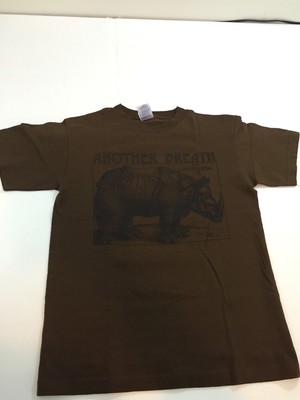 Another Breath - Brown Unisex T-shirt - Size Small - Rhinoceros 
