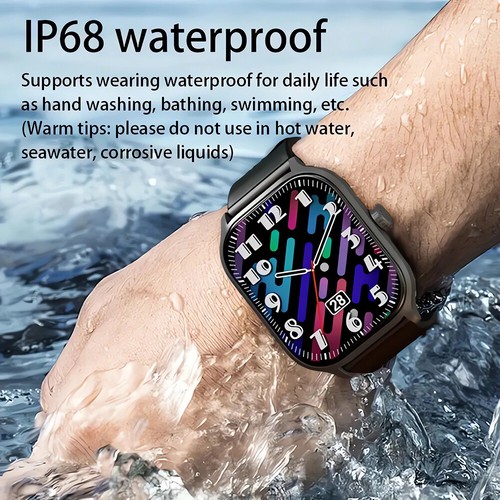 Smartwatch Męski Damski z funkcją telefonu Krokomierz Zegarek sportowy Android iOS - Zdjęcie 8 z 21