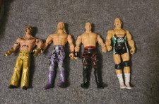 Lot Of 4 2003 -05 WWE Wrestlers Mysterio, Edge, Kane & Fit Finlay Jointed
