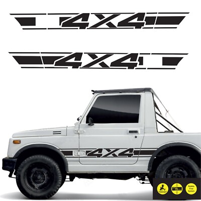 2 Bandes Adhésives Graphiques Pour Portes Suzuki Jimny – Déco Style Racing (Italie)
