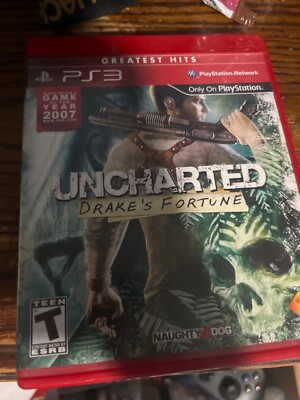 Uncharted: Drake's Fortune -- Greatest Hits Edition (Sony PlayStation 3, 2009)