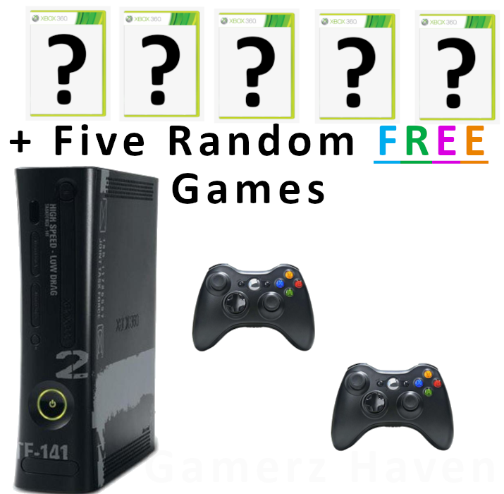 GUARANTEED Microsoft Xbox 360 S E Video Game Console & 2 Controllers FREE  Games