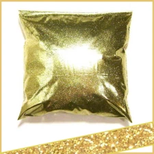 9oz (266ml) Bright Gold Metal Flake .008" - Fine Auto Paint Additive Flakes
