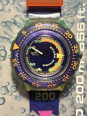 On Sale!!! Swatch ''Coming Tide'' Scuba 200 -- Scuba Diving to 200m! NIB!