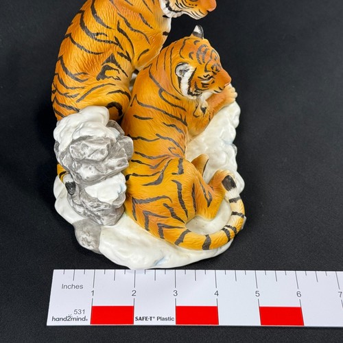 Homco Siberian Tigers — Masterpiece Porcelain Endangered Species — 1998 - Picture 11 of 11