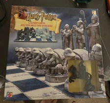 Harry Potter Wizards Chess Set 2002 Vintage  Mattel 43533 New In Box. Sealed