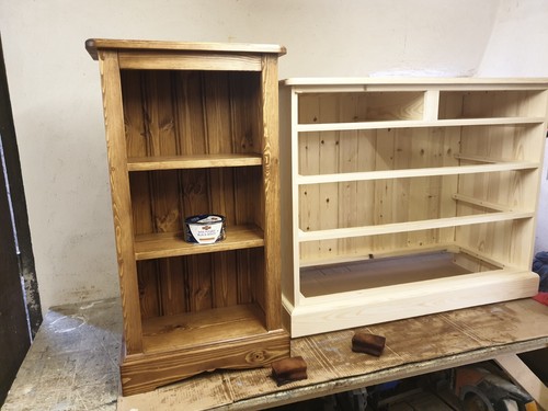 Book Case. UK made. Quality solid waxed antique pine. Not flat-pack. - Picture 8 of 15