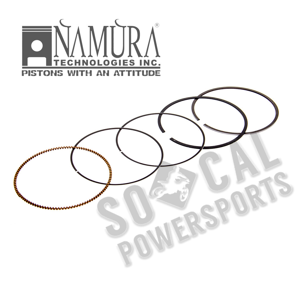 20042014 Yamaha YFZ 450 ATV Namura Piston Ring Set [11.41 Std Comp