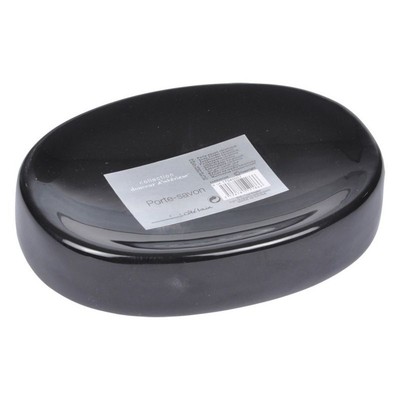 Porte-savon Imprimé Orbella 11cm - Noir - Paris Prix