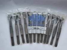 Excelta 591-SA Wafer Tweezers - 2-Star, Anti-Magnetic/Anti-Acid Stainless Steel