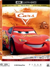 Cars 4K UHD , Excellent Condition, Owen Wilson,Bonnie Hunt,Larry the Cable Guy,