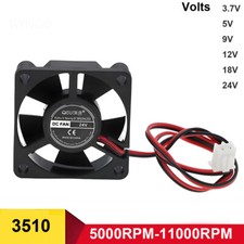 3510 DC Brushless Fan 3.7V - 24V Sleeve Bearing Silent Cooling Fan for Notebook