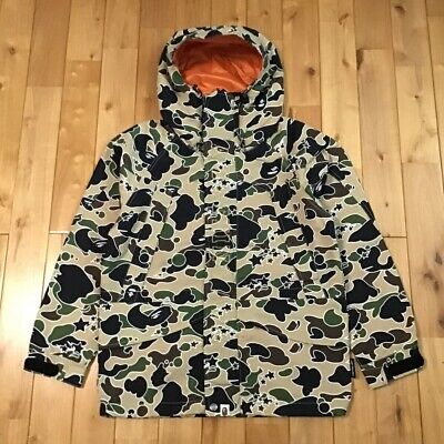 BAPE STA camo Snowboard Jacket beige A Bathing Ape Size S | eBay BAPE STA camo Snowboard Jacket beige A Bathing Ape Size S | eBay