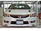 JDM For HONDA Civic Fd Front Bumper Lip Mugen STYLE PLASTIC 2009 2012 Unpainted