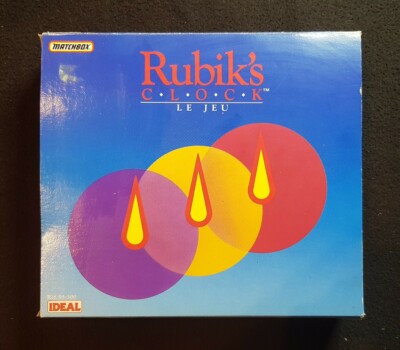 Vintage Rubik's Clock Puzzle - Matchbox 1988 
