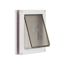 46*39cm Large Pet Door Flap Cat Dog Pig Frame for Wooden PVC Door Wall upto 7cm