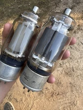 Pair Of RCA 813 Beam Power Tubes Vintage New Old Stock