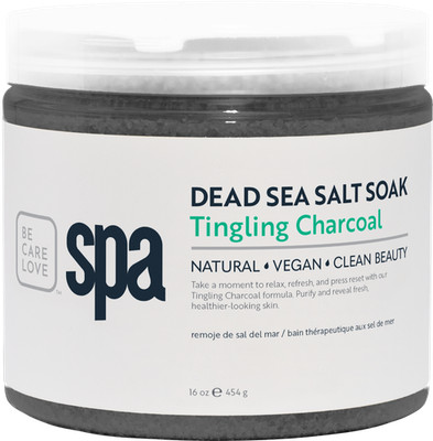 BCL SPA Dead Sea Salt Soak Tingling Charcoal, 16 oz.