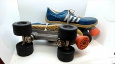 Vintage Sure-Grip Roller Skates Size 6 Quad Skates with Blue Unbranded Sneak