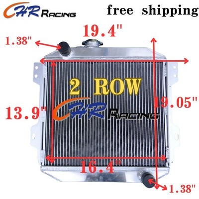 Aluminum radiator for FORD CAPRI RS/ESCORT SUPERSPEED MK1 ESSEX V6 2.6/3L