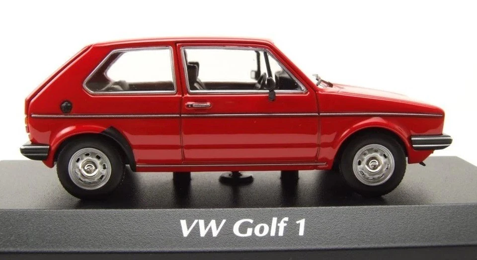 MAXICHAMPS, VOLKSWAGEN Golf I Rosso, 1/43, MXC940055161 - Immagine 4 di 4
