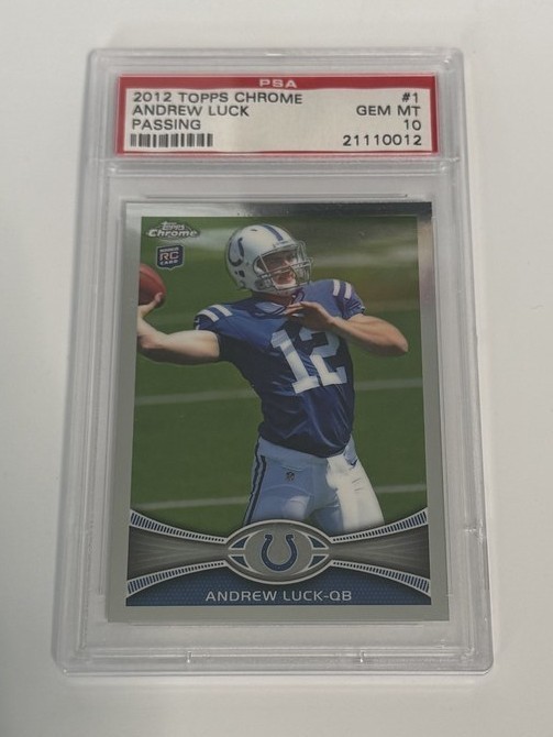 Andrew Luck Topps Chrome #1 Base