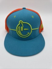 Gorra New Era Yums Smiley Gorra Snapback Ajustable Azul Naranja Talla Adulto