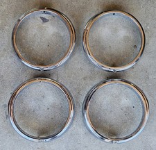 1962 Mercury Comet Grill Headlight Trim Rings