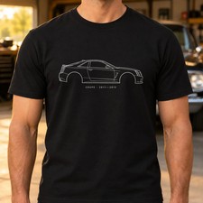 CTS-V Coupe 2011-2015 T-Shirt Car Guy Gift Christmas Muscle Car Line Art