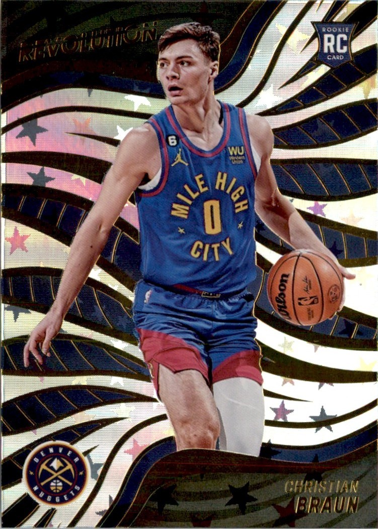 Christian Braun 2022-23 Panini Revolution Astro RC #109 Denver Nuggets