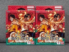 Set of 2 One piece Card Game Start Deck EX Luffy  Ace St30 Bonus Pack