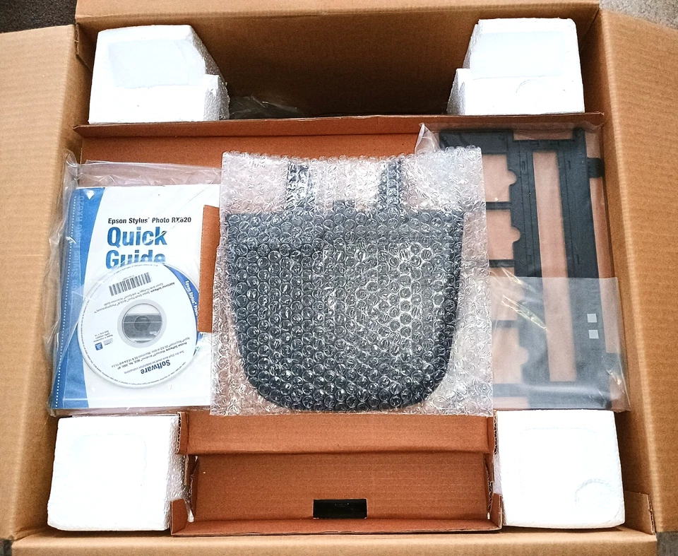 EPSON RX620 Printer Stylus Photo Card Reader Slides New Unused OPEN BOX With Ink - Image 3 of 4