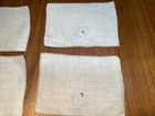 Mixed Lot 7 Vintage Cloth rooster cocktail napkins And Wine Glass - Bottle — photo 8