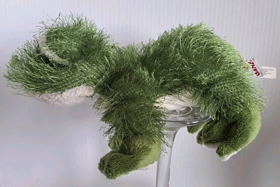 GANZ Frog Webkinz Green Plush Stuffed Animal 8" Toy HM001 No Code Soft Cuddly - Image 3 of 4