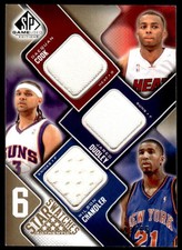 2009 SP GAME USED JARED DUDLEY SIX SWATCH BROOKS FERNANDEZ CHANDLER COOK /65