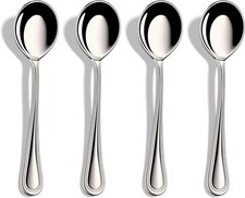 18/10 Stainless Steel Soup Spoons, 7-Inch, Set of 12