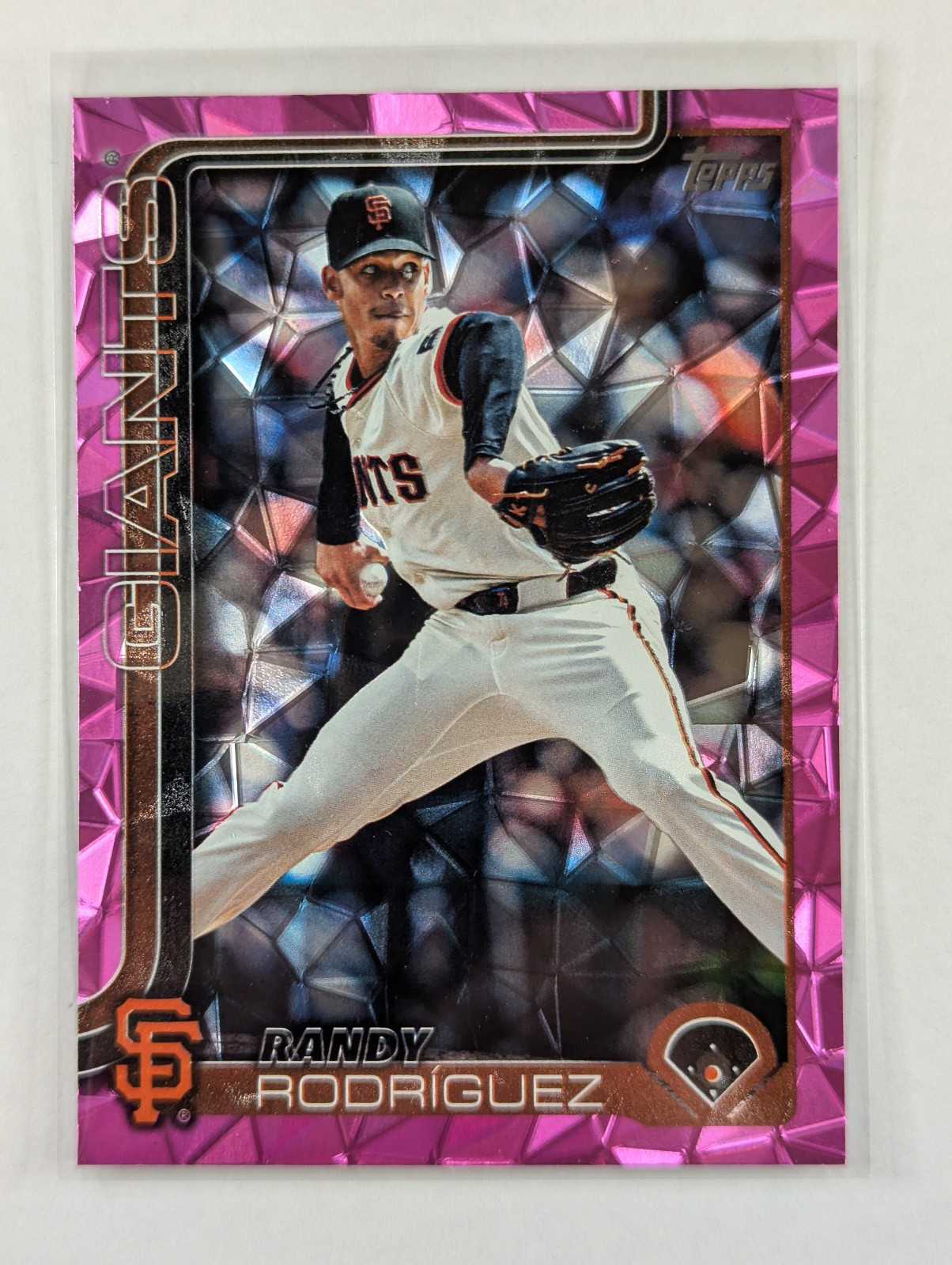 RANDY RODRIGUEZ TOPPS UPDATE PINK DIAMANTE FOIL GIANTS #US-240  2025
