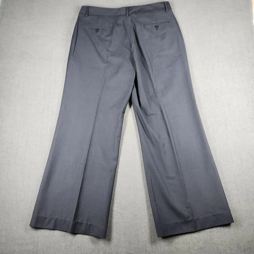 Bogari Pants Womens Size 12 Silk Blend Work Career Office Trousers Wide Leg - Image 2 of 4