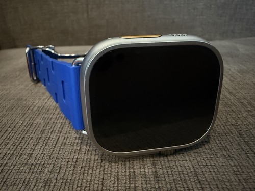Hermes Apple Watch Ultra 2 Titanium 49mm & Single Tour Bleu de France - Zdjęcie 13 z 18