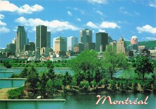 CANADA MONTREAL LE VIEUX MONTREAL ET LE DOWNTOWN VUE DU