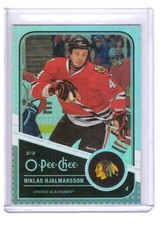 Niklas Hjalmarsson 2011-12 O-Pee-Chee Rainbow Parallel Card #154