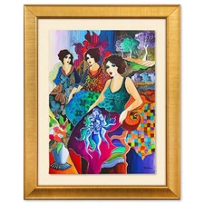 Patricia Govezensky- Original Watercolor on Paper "Vivid Vortex"