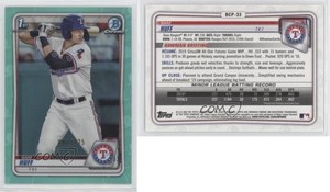 2020 Bowman Chrome Prospects Aqua Refractor /125 Sam Huff #BCP-33